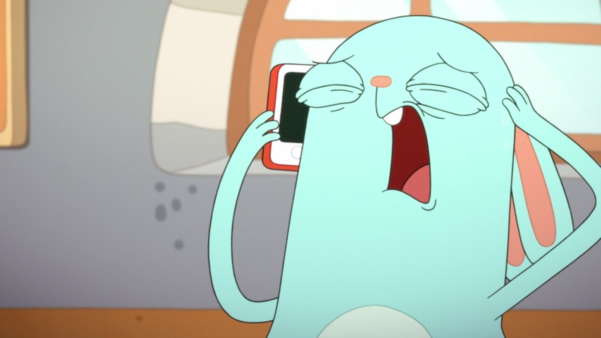 Barry expressing anguish