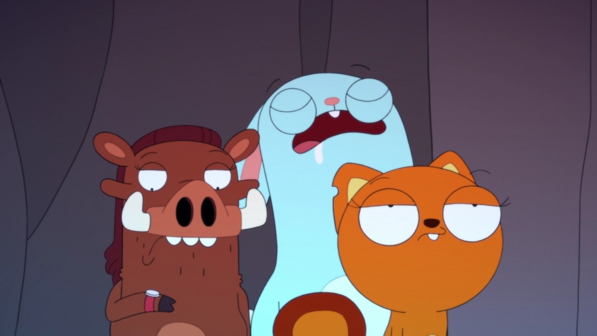 Kiff; Barry; Renée expressing disapproval