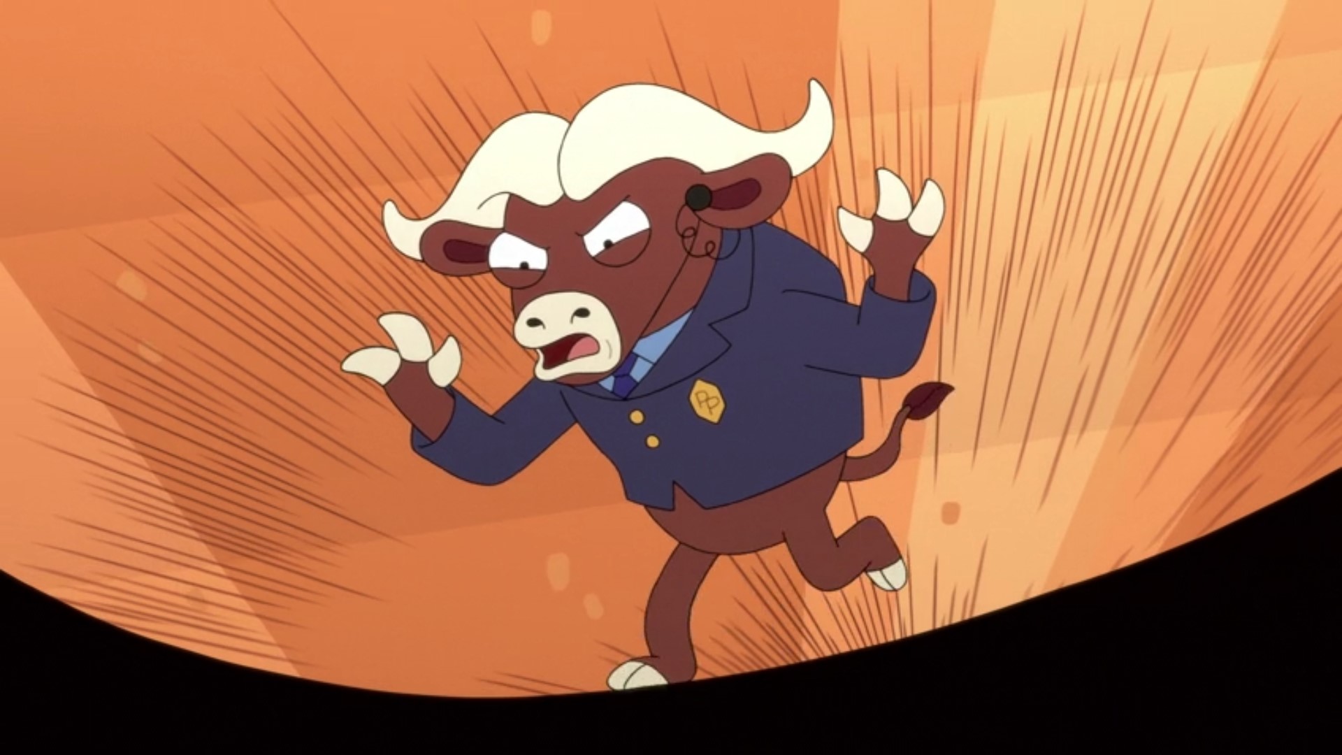 Buffalo Security Guard expressing anger