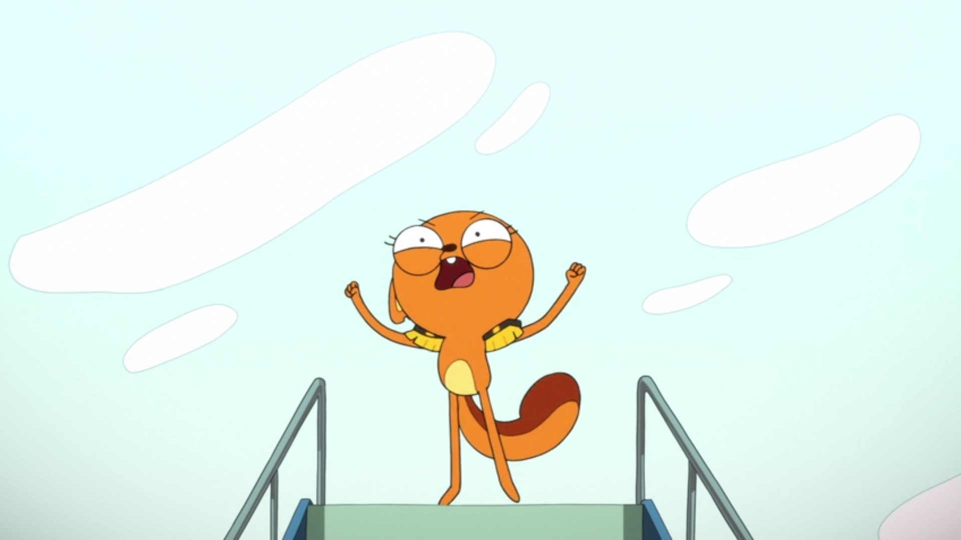 Kiff expressing triumph