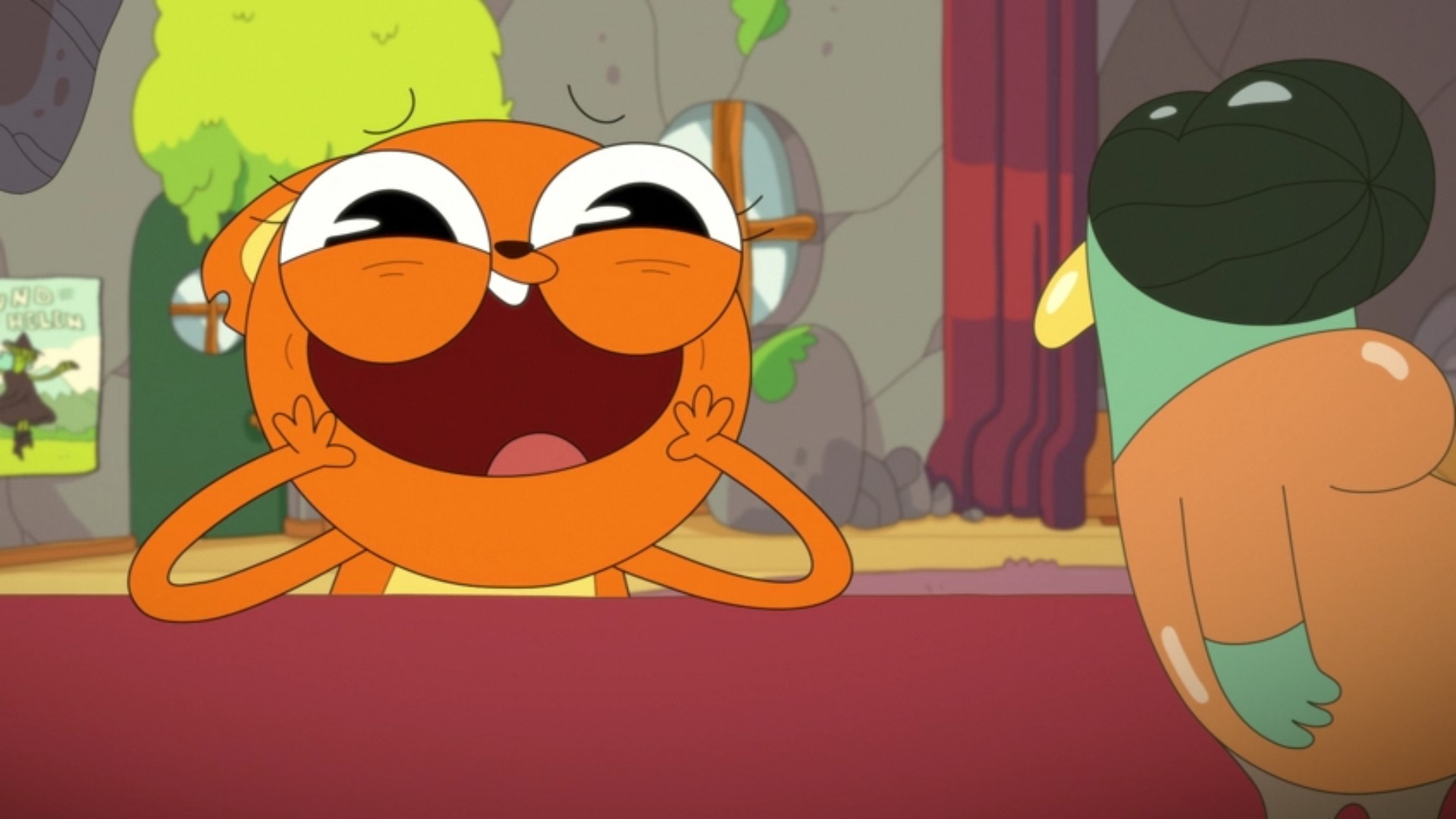 Kiff expressing delight