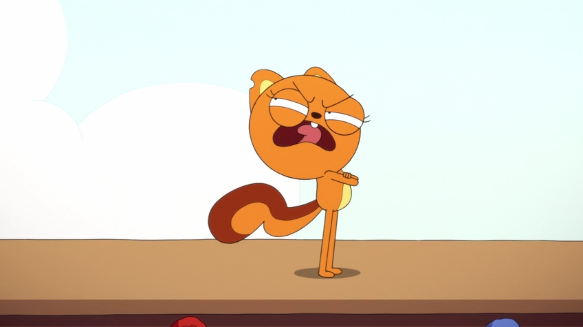 Kiff expressing displeasure