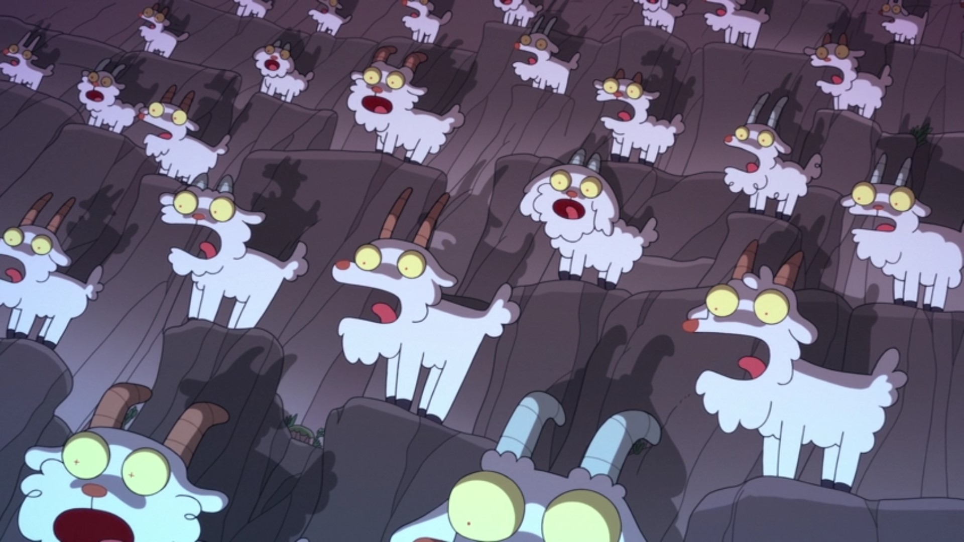 Goat Hivemind expressing surprise