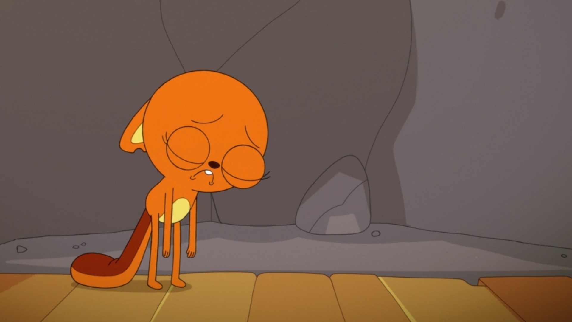 Kiff expressing exhaustion