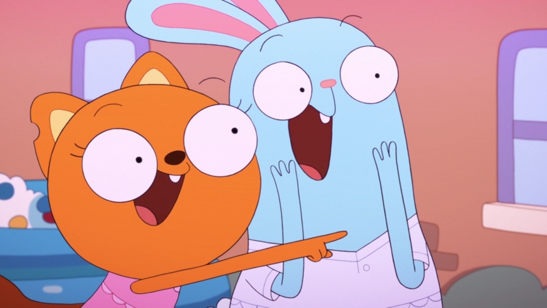 Kiff; Barry expressing excitement