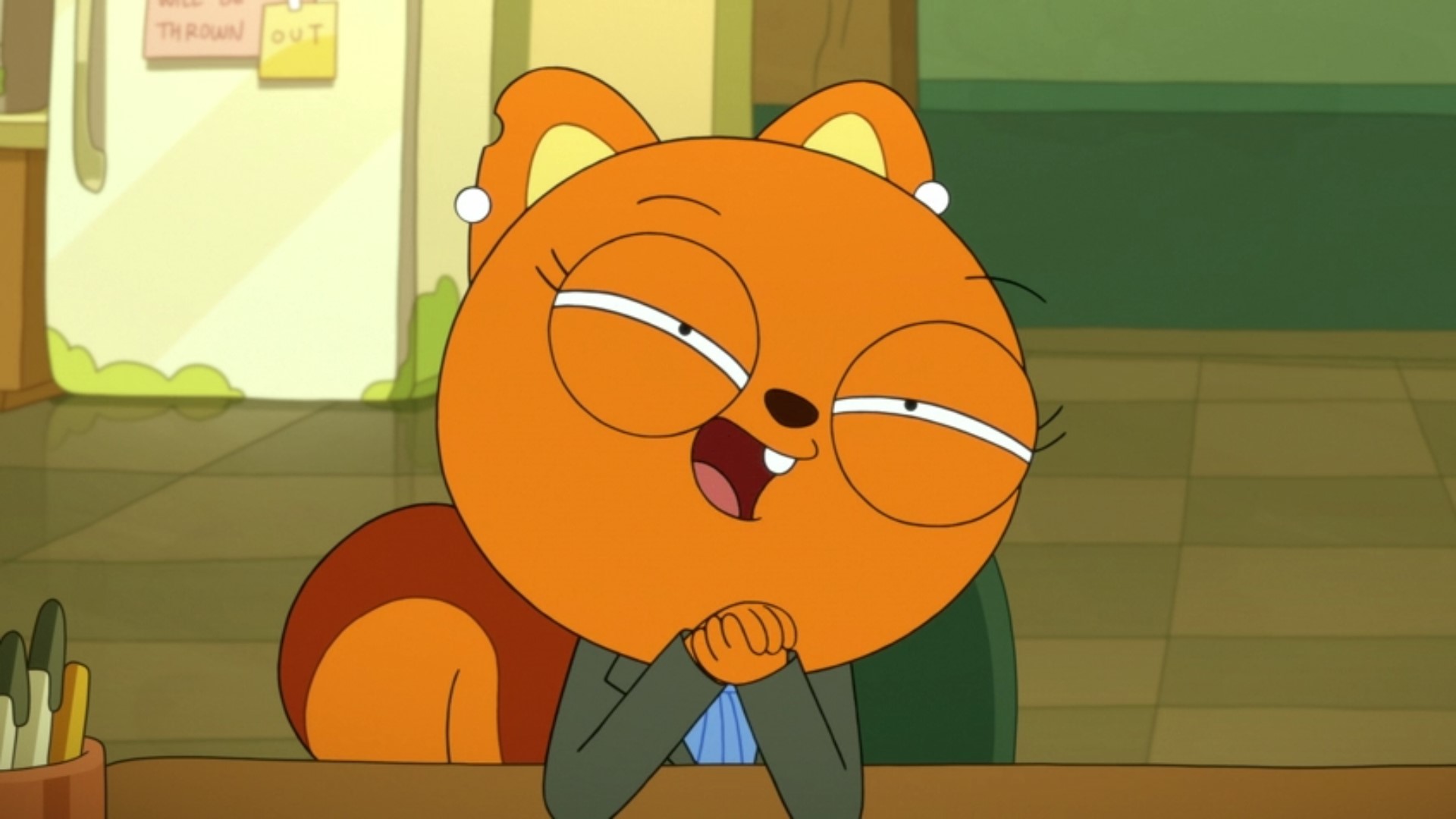 Kiff expressing smugness