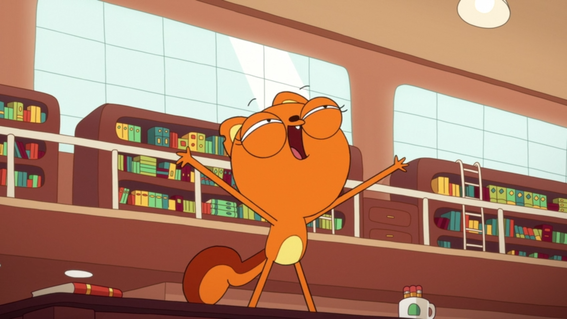 Kiff expressing joy