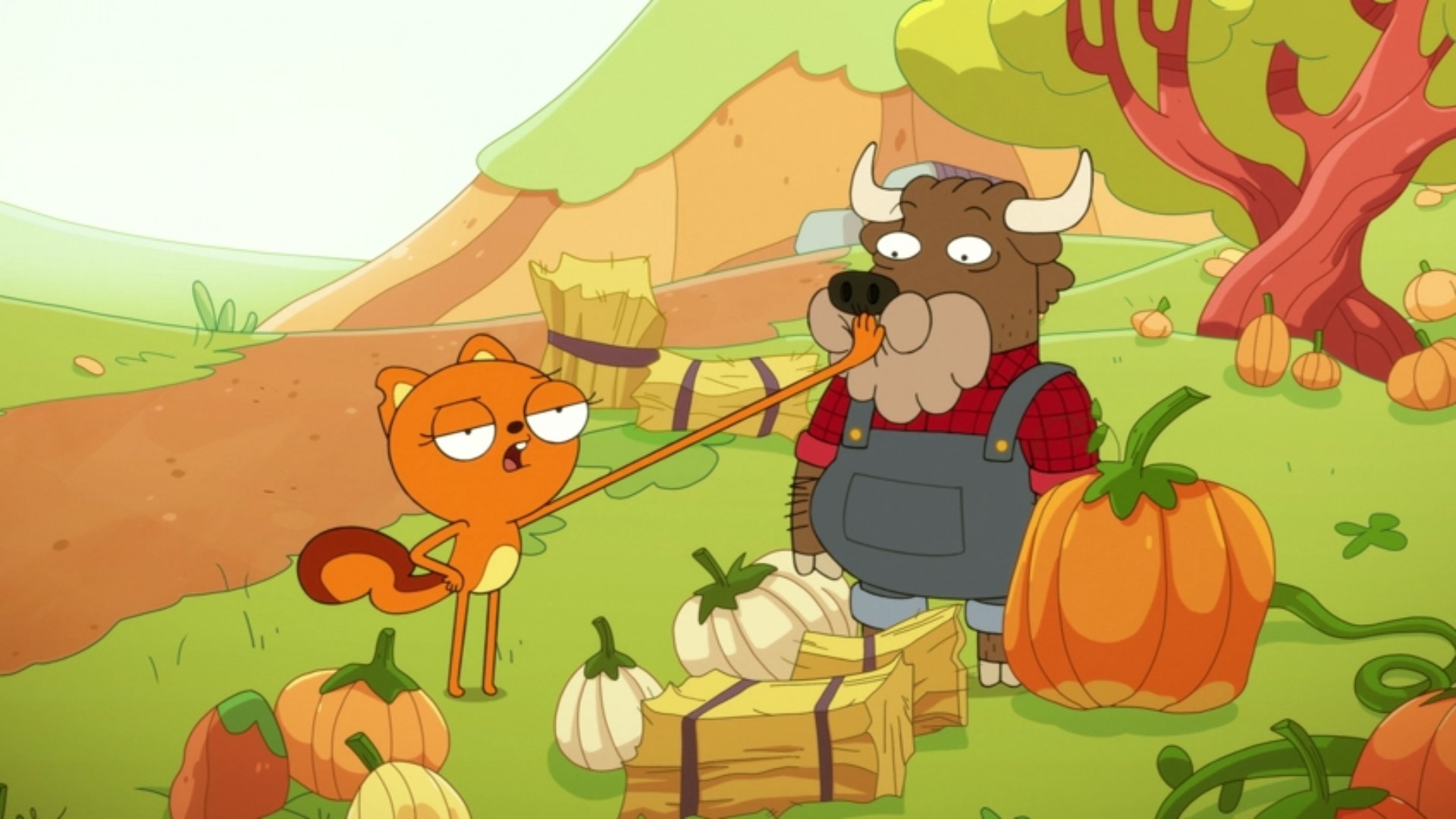 Kiff; Pumpkin Farmer expressing disapproval