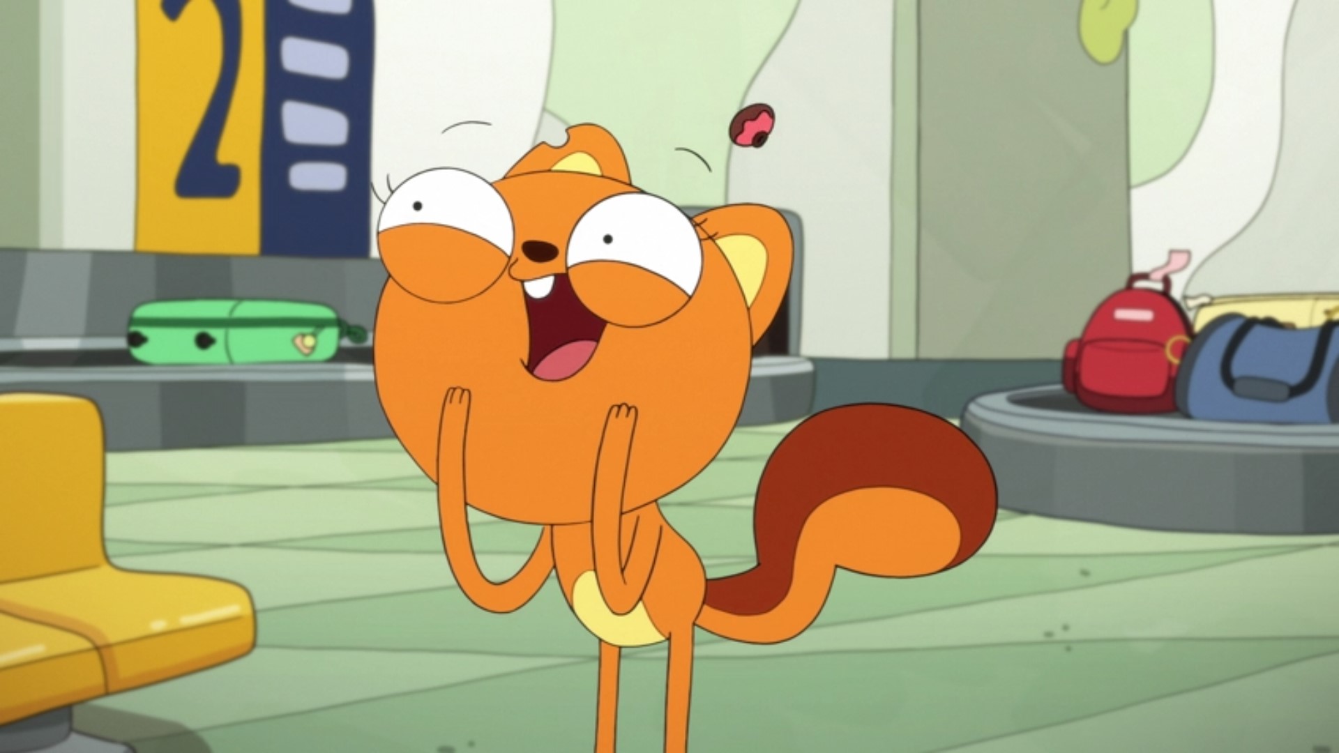 Kiff expressing delight