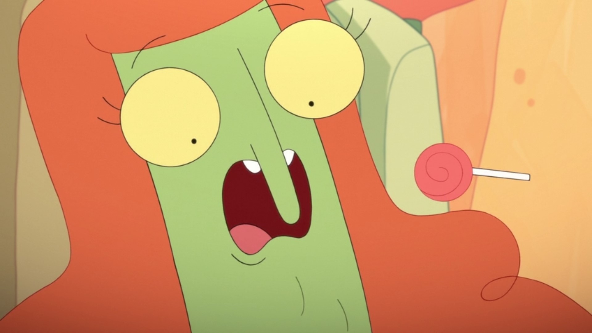 Agnes expressing surprise