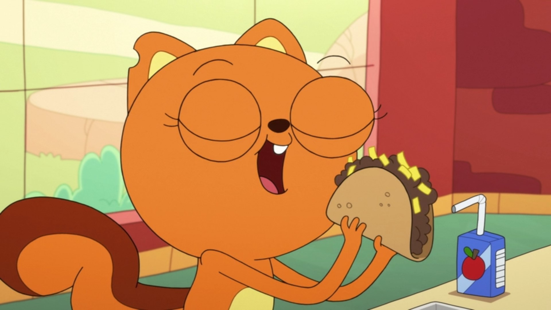 Kiff expressing joy
