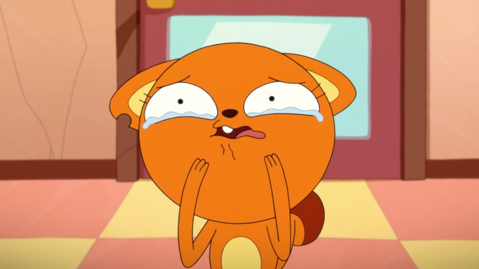 Kiff expressing sadness