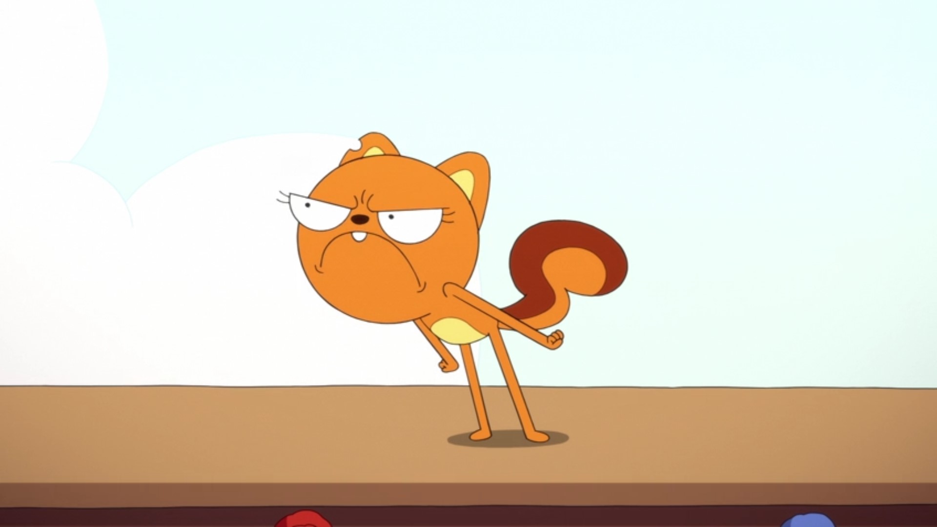 Kiff expressing anger